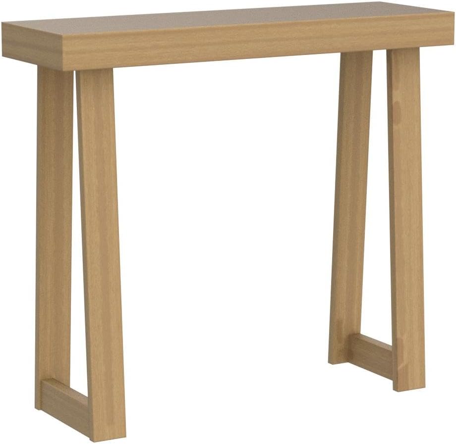 Pecan Solid Wood Console Table