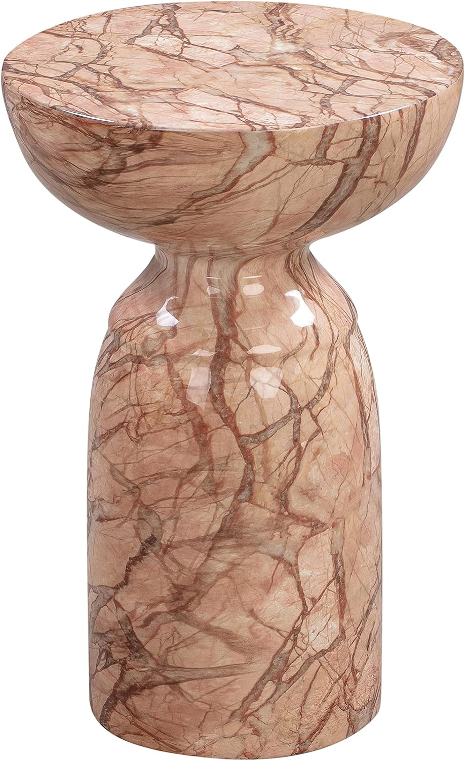 Sunset Marble Concrete Side Table