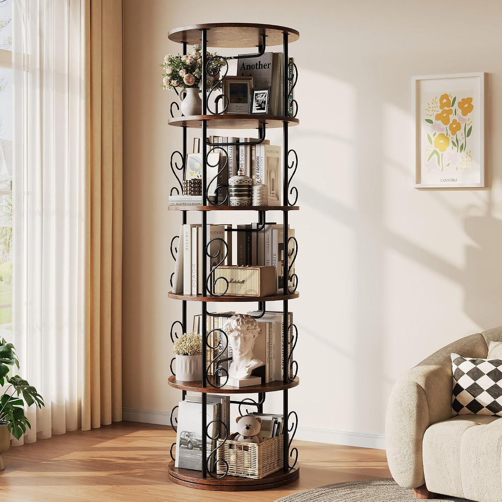 360 Rotating Multi Layer Bookshelf