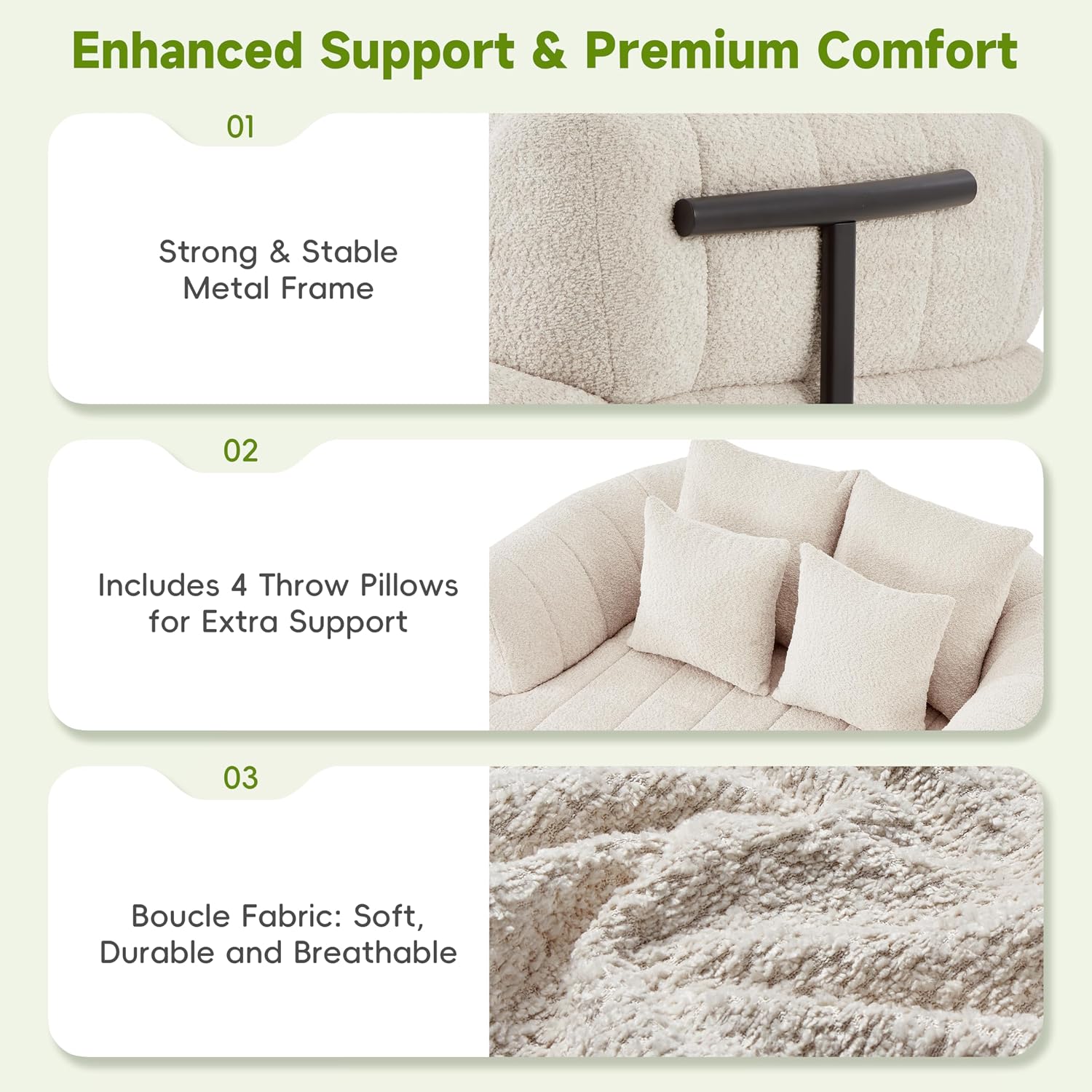 Beige Velvet Curved Lounge Sofa