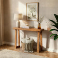 Pecan Solid Wood Console Table