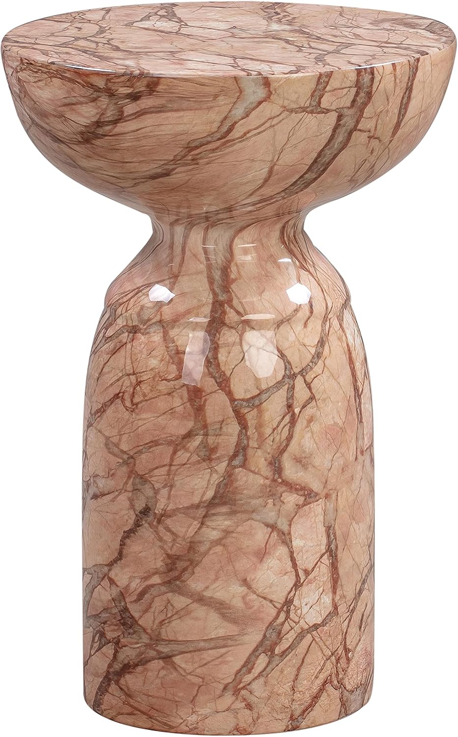 Sunset Marble Concrete Side Table