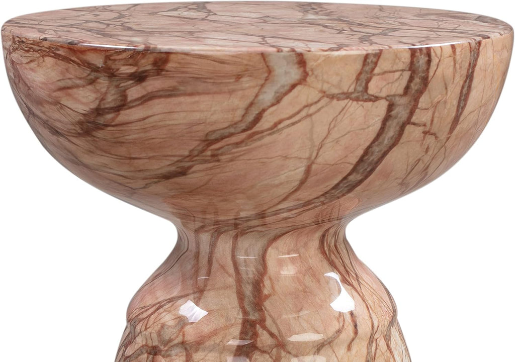 Sunset Marble Concrete Side Table