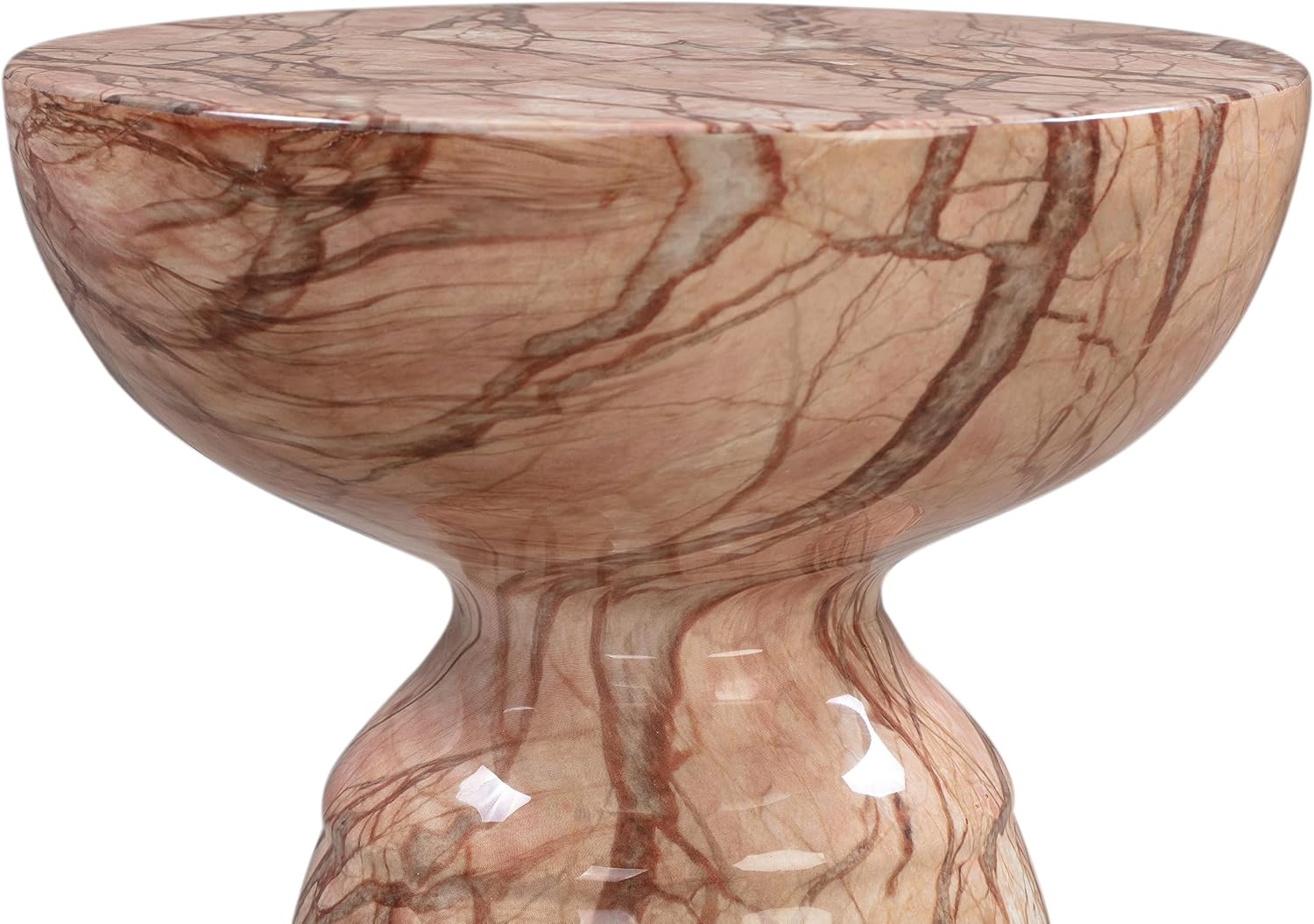 Sunset Marble Concrete Side Table