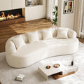 Cream Cloud Curved Sectional Sofa